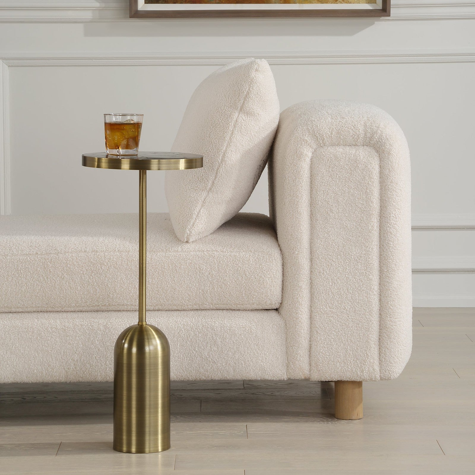 Uttermost Pascal Brass Drink Table