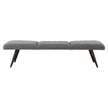 Uttermost Bowtie Charcoal Fabric Bench