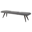 Uttermost Bowtie Charcoal Fabric Bench