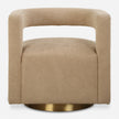 Uttermost Grounded Modern Swivel Chair