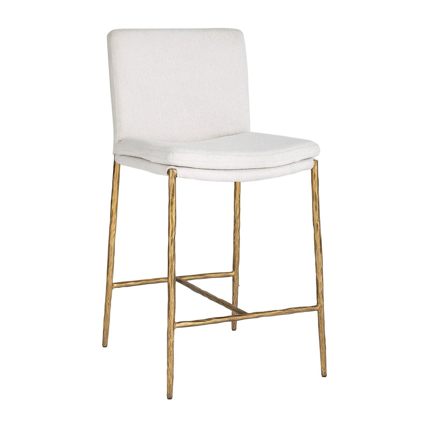 Uttermost Ascend White Counter Stool