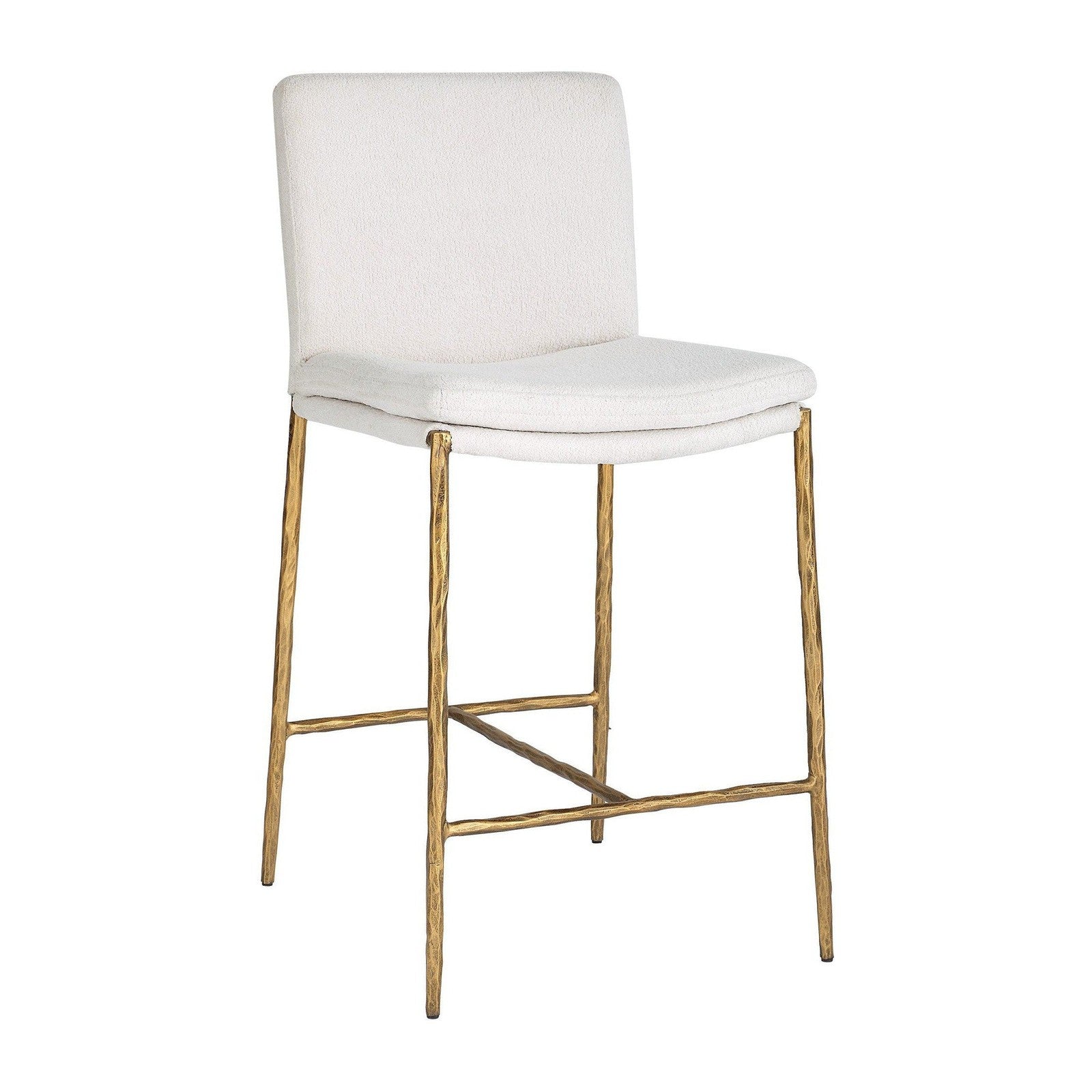 Uttermost Ascend White Counter Stool