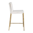 Uttermost Ascend White Counter Stool