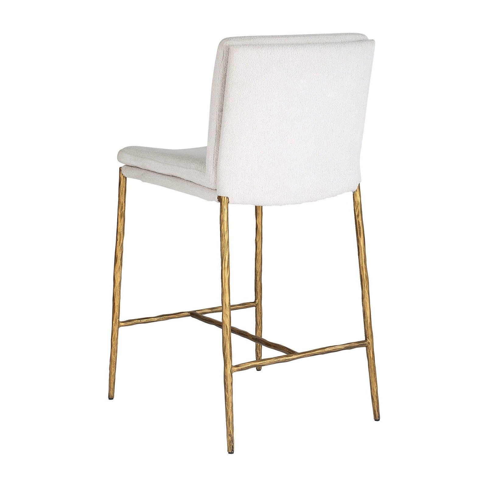 Uttermost Ascend White Counter Stool