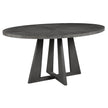 Uttermost Pulsar Round Gray Walnut Dining Table