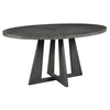 Uttermost Pulsar Round Gray Walnut Dining Table