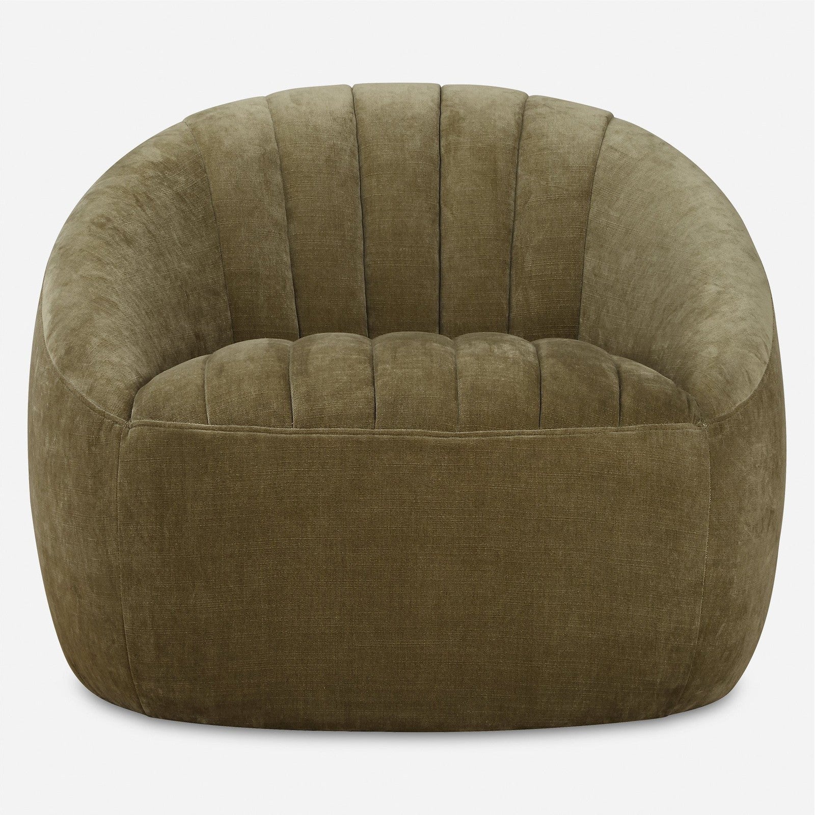 Uttermost Narrows Moss Green Swivel Chair