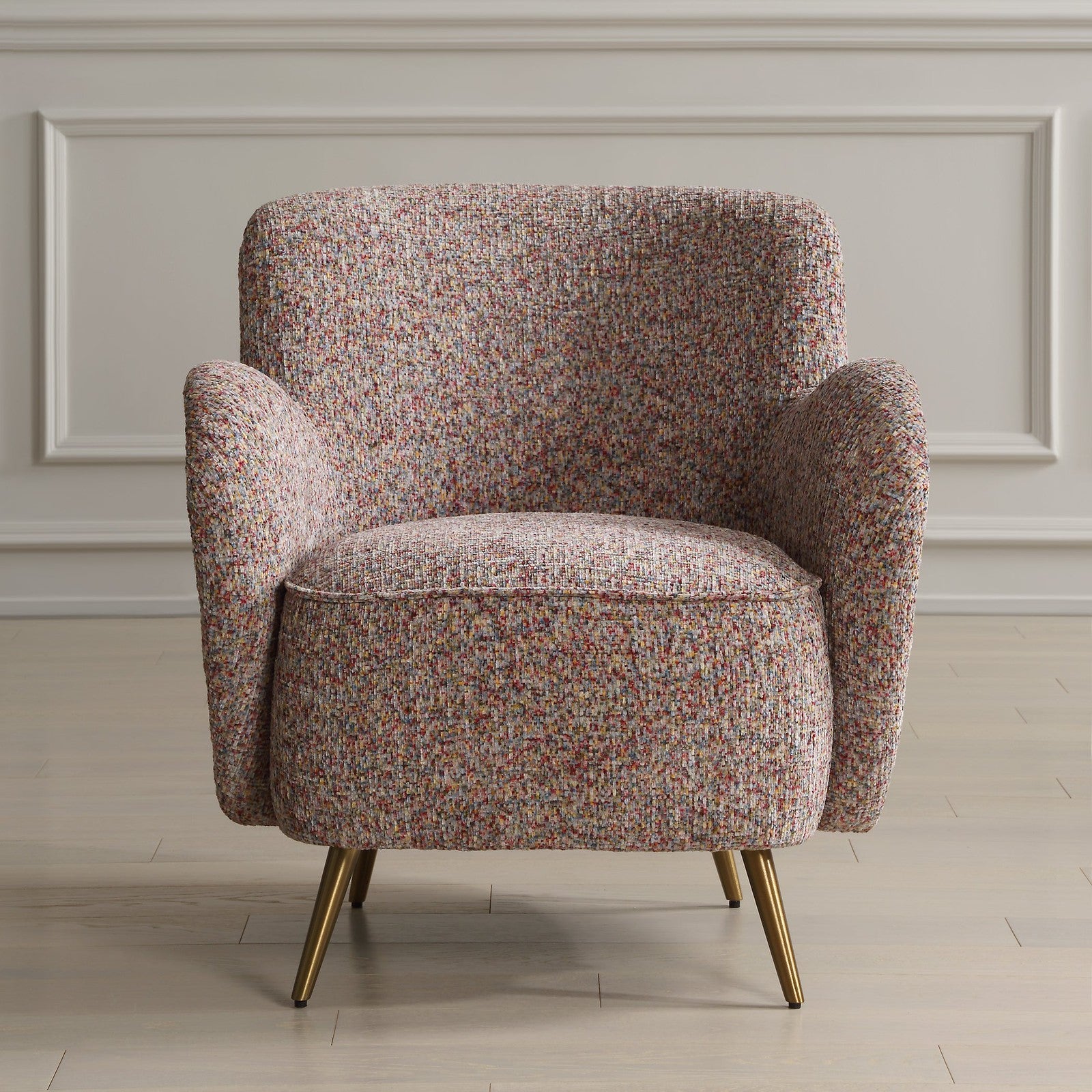 Uttermost Gemstone Confetti Toned Accent Chair