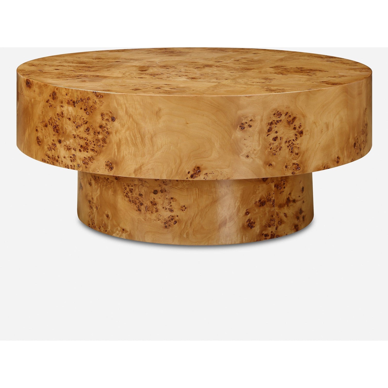 Uttermost Knots Poplar Round Coffee Table