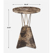 Uttermost Levitate Marble Accent Table