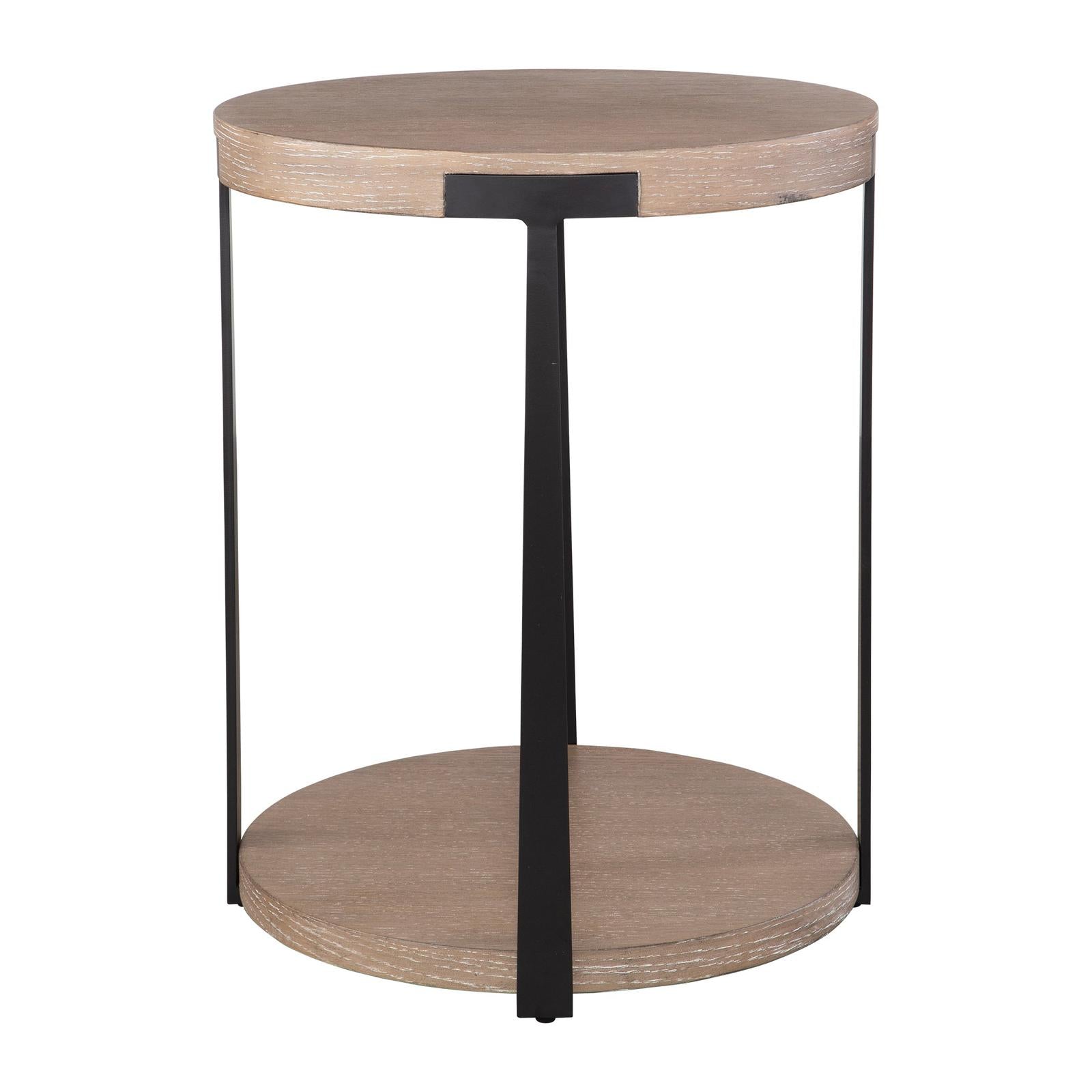 Uttermost Palisade Tural Round Side Table