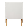 Uttermost Evolve White Fabric Accent Chair