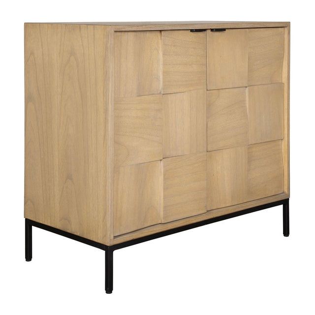 Uttermost Lorenzo Geometric 2 Door Cabinet
