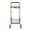 Uttermost Carrinho Antique Brass Bar Cart