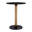 Uttermost Aperture Brass Accent Table