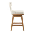 Uttermost Klismos Off-White Fabric Counter Stool