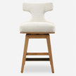 Uttermost Klismos Off-White Fabric Counter Stool