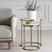 Uttermost Aragon White Nesting Tables - Set of 2