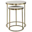 Uttermost Aragon White Nesting Tables - Set of 2