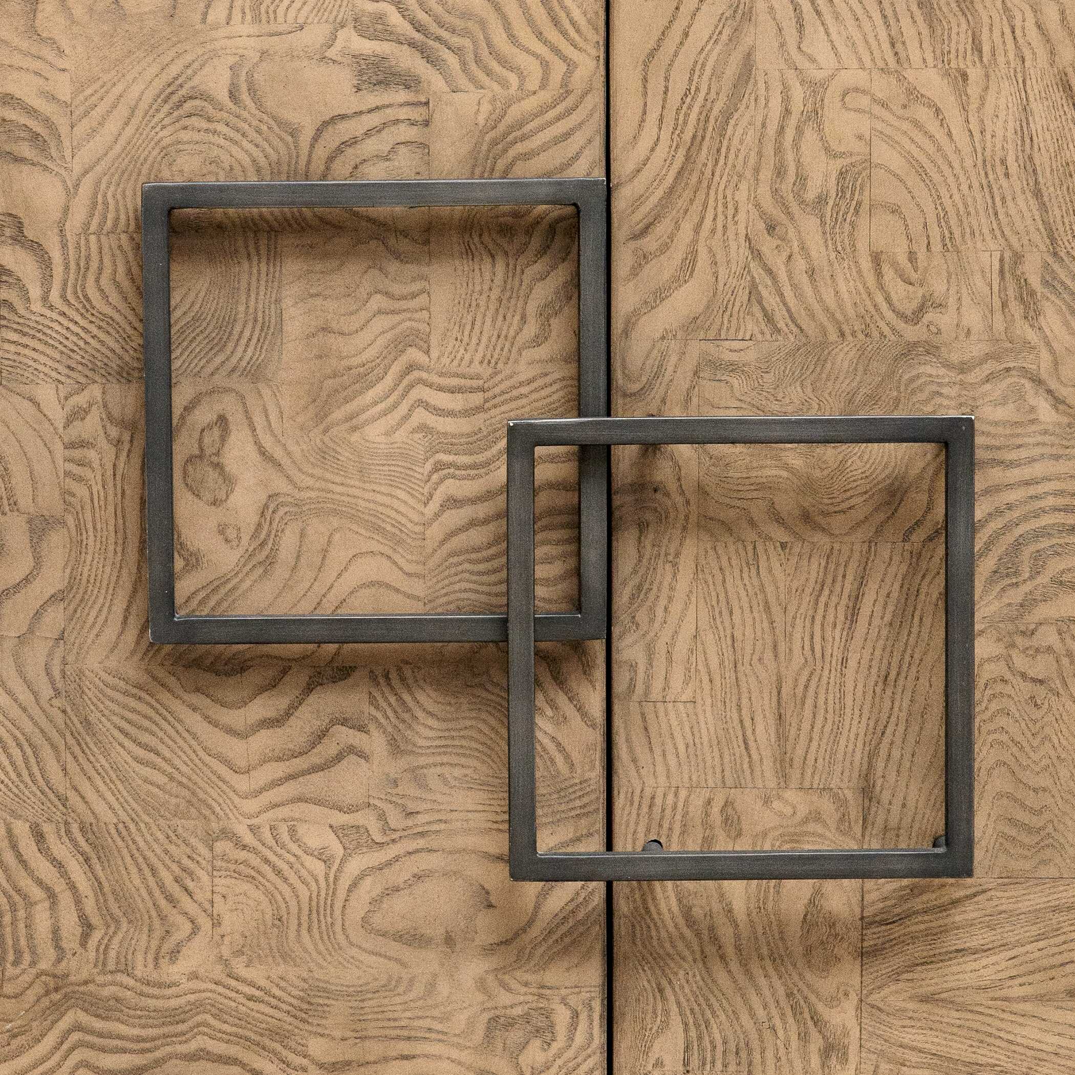 Uttermost Paltrow Burl 2 Door Cabinet
