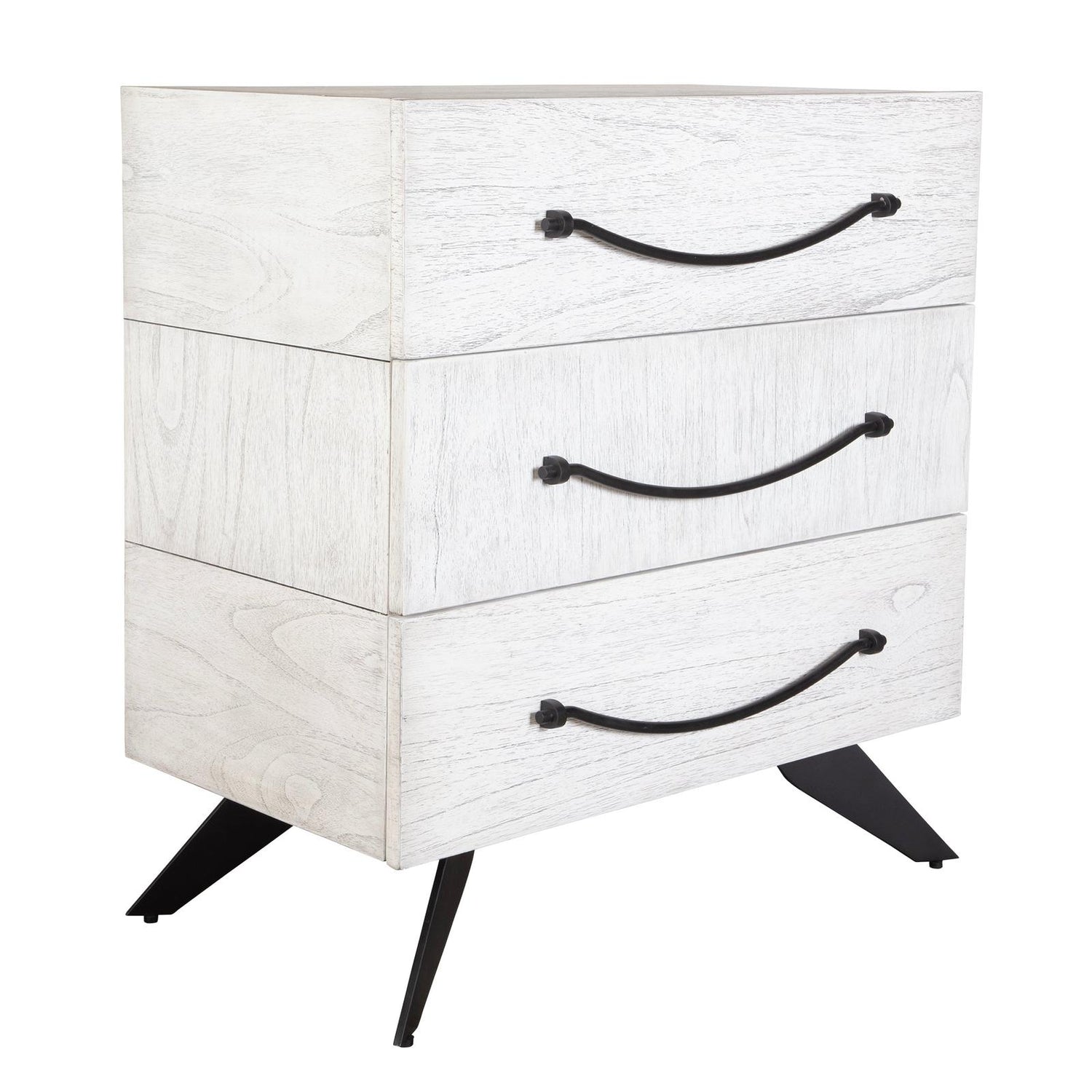 Uttermost Vivi 3 Drawer White Chest