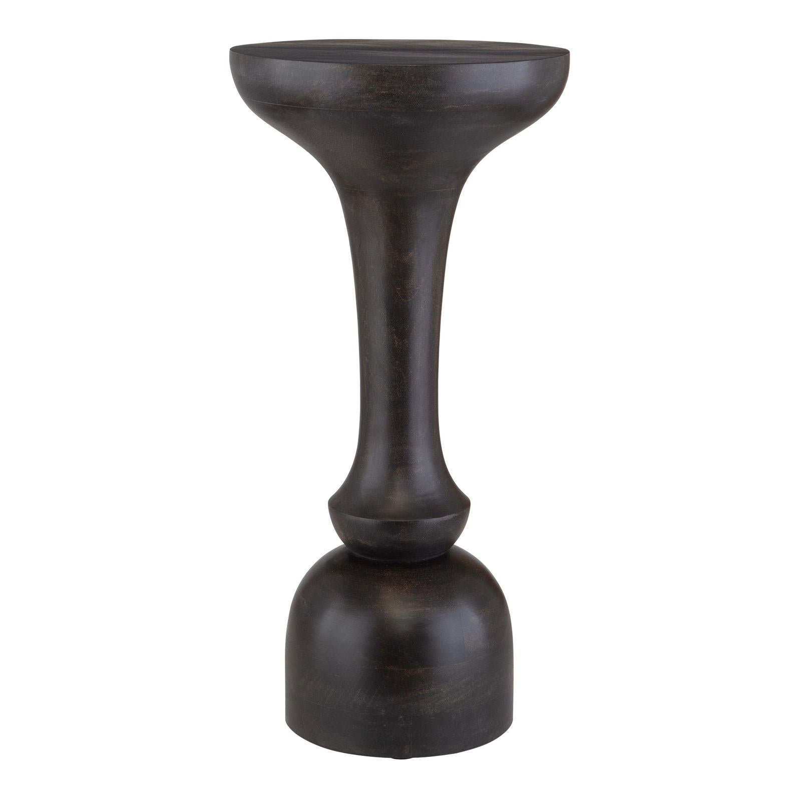 Uttermost Gambit Hourglass Accent Table
