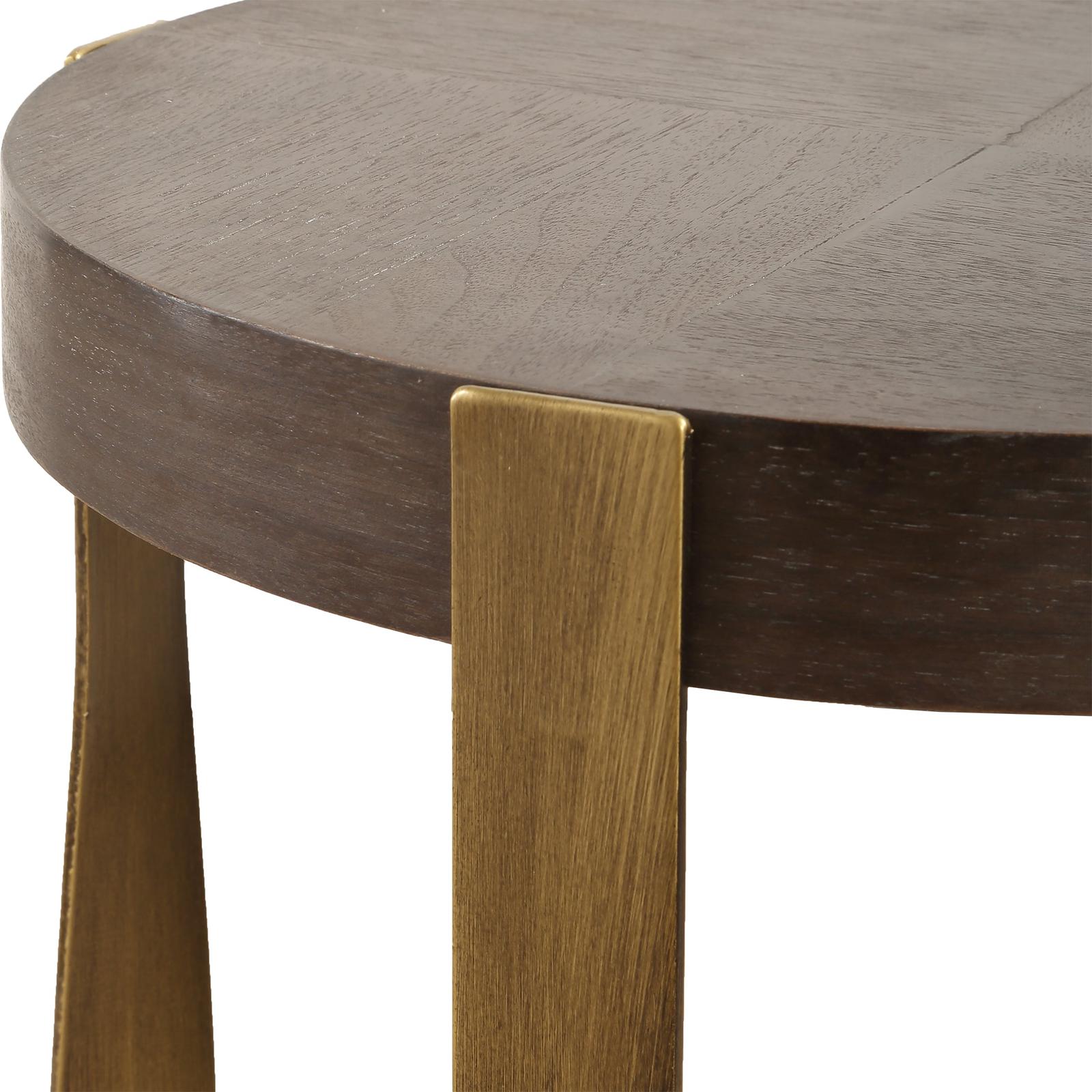 Uttermost Drew Brass Accent Table