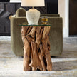 Uttermost Rozel Teak Wood End Table