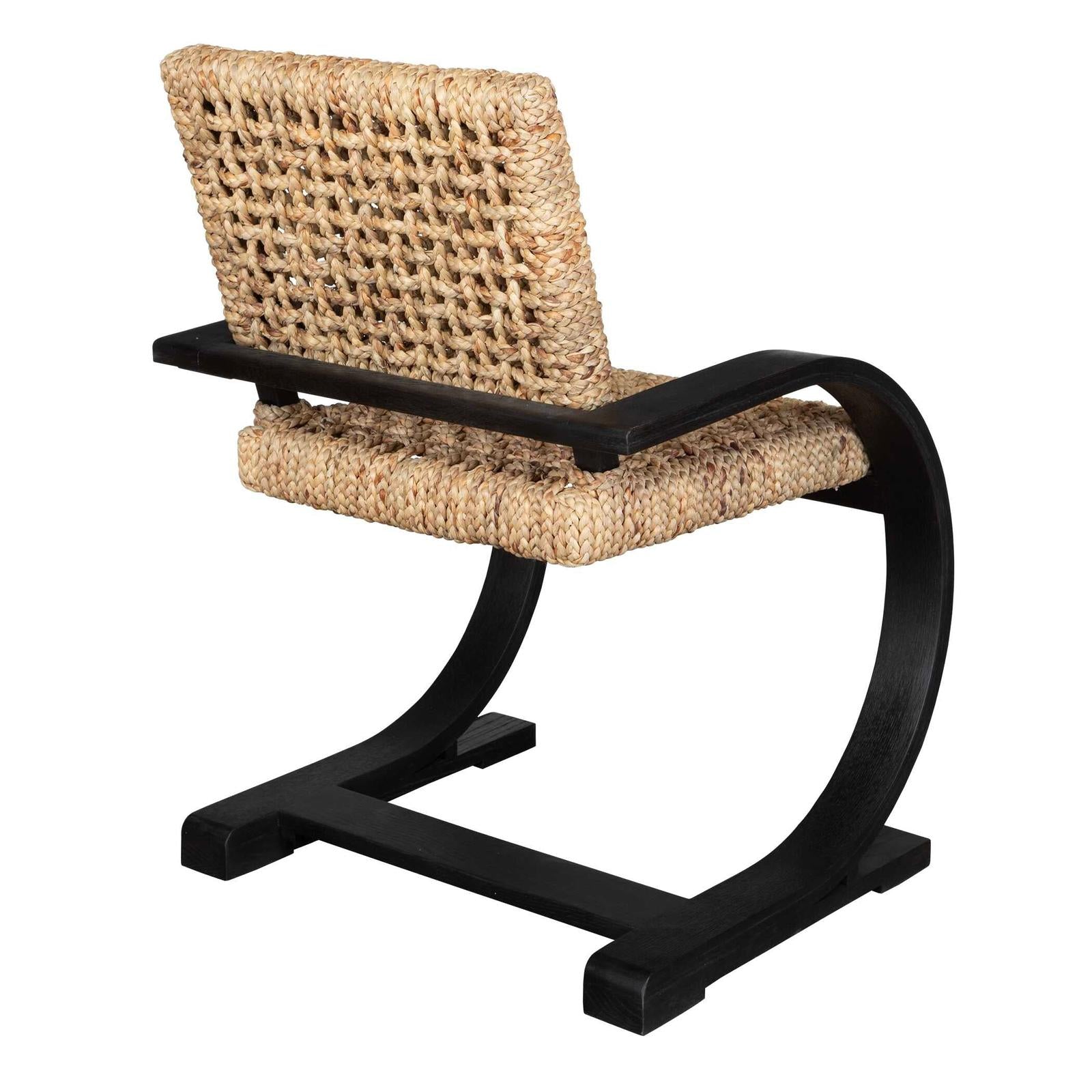 Uttermost Rehema Black Dining Chair