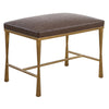 Uttermost Reform Gold Small Bench