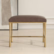 Uttermost Reform Gold Small Bench