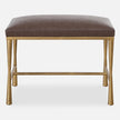 Uttermost Reform Gold Small Bench