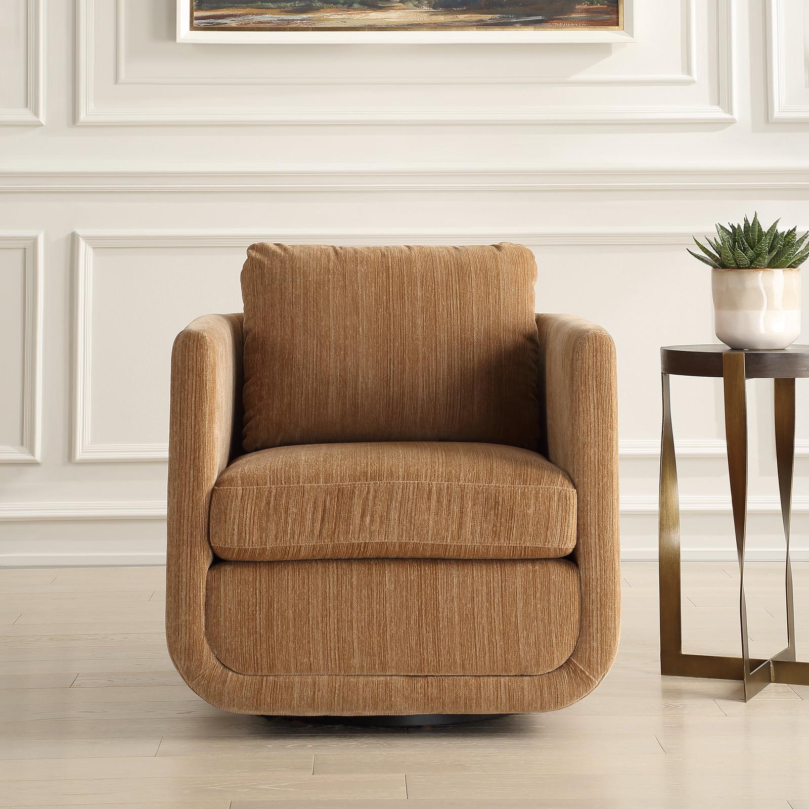 Uttermost Abound Ginger Swivel Chair