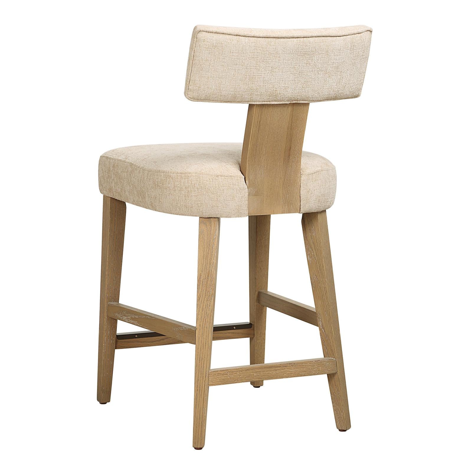 Uttermost Elysian Sand Counter Stool