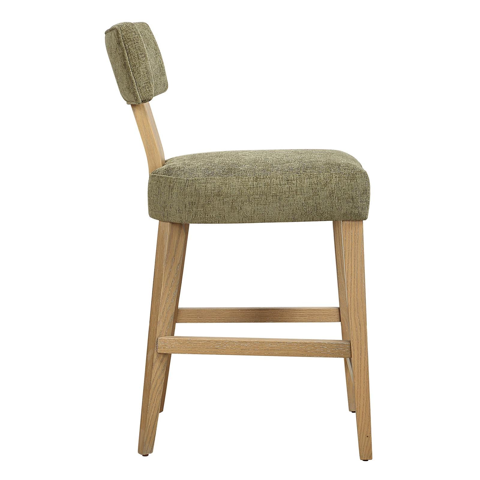 Uttermost Elysian Moss Counter Stool