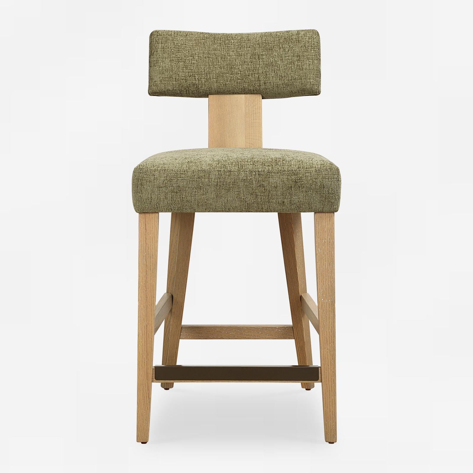 Uttermost Elysian Moss Counter Stool