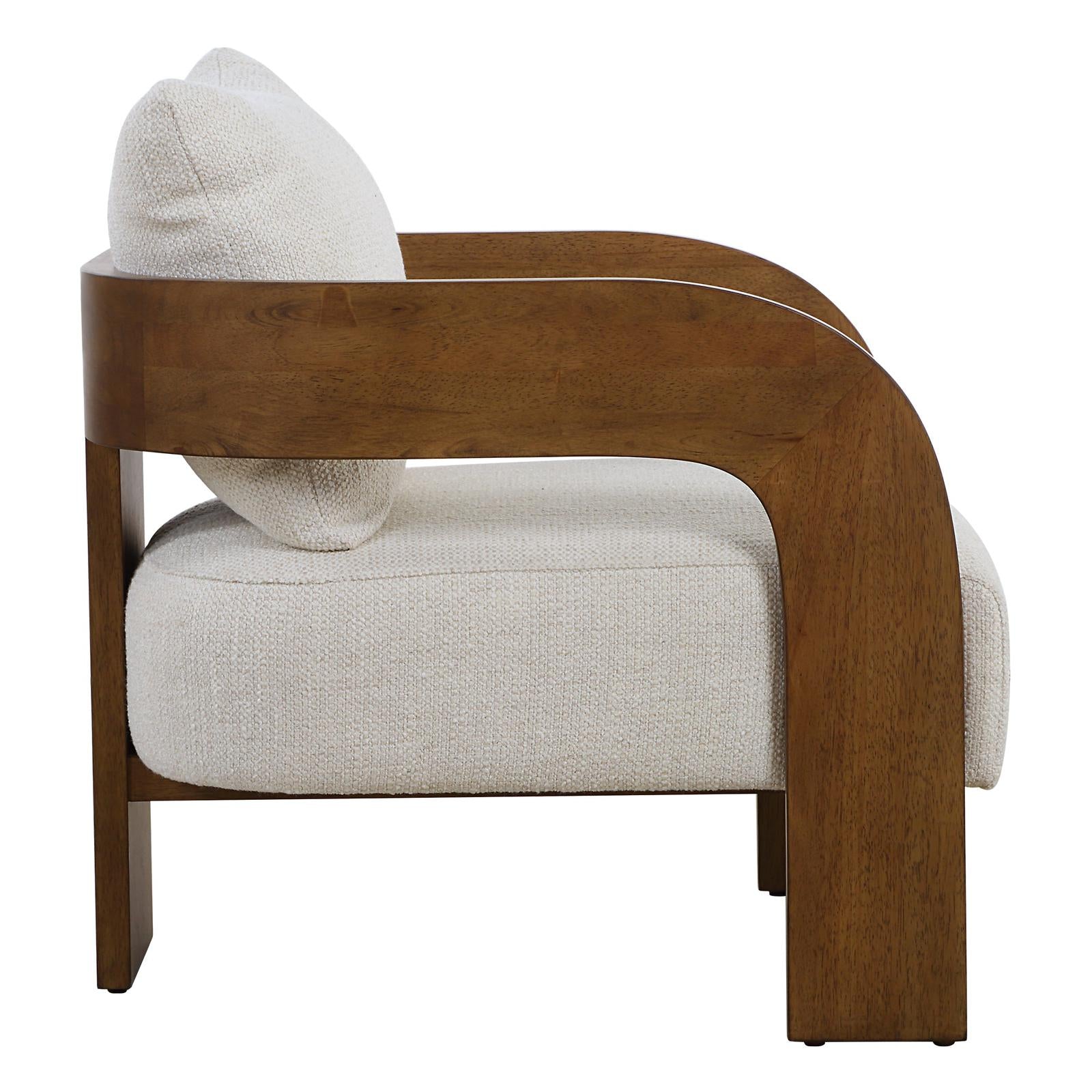 Uttermost Rowan Ivory Accent Chair