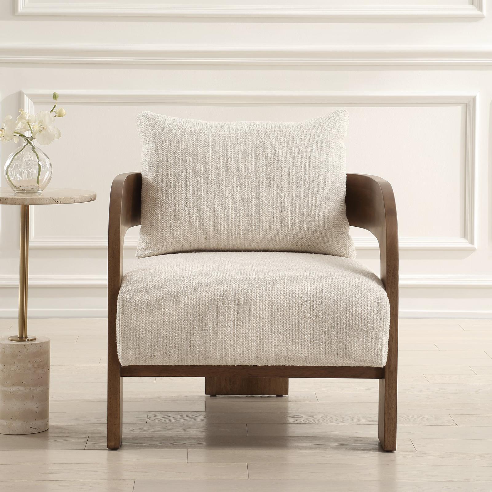 Uttermost Rowan Ivory Accent Chair