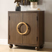 Uttermost Mayenne 2 Door Oak Wood Cabinet