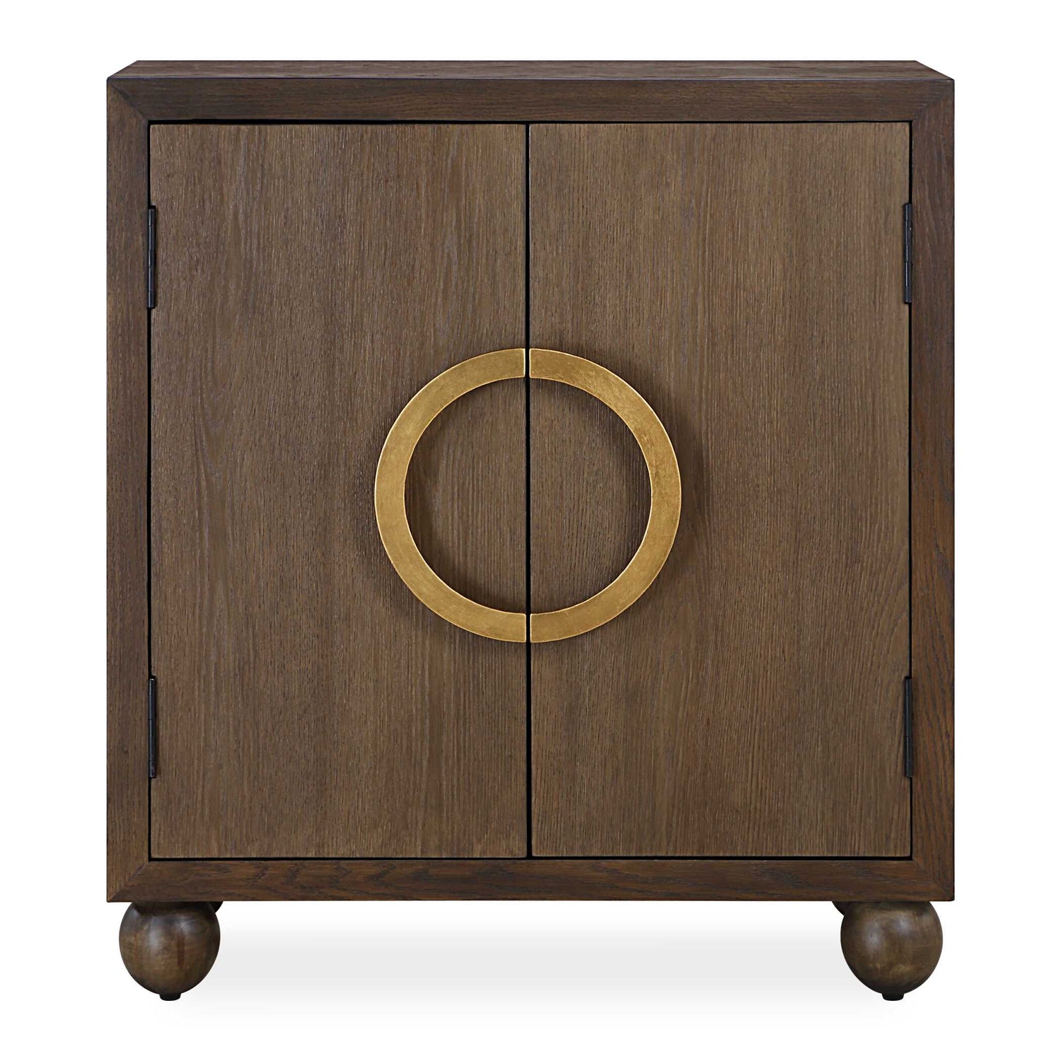 Uttermost Mayenne 2 Door Oak Wood Cabinet