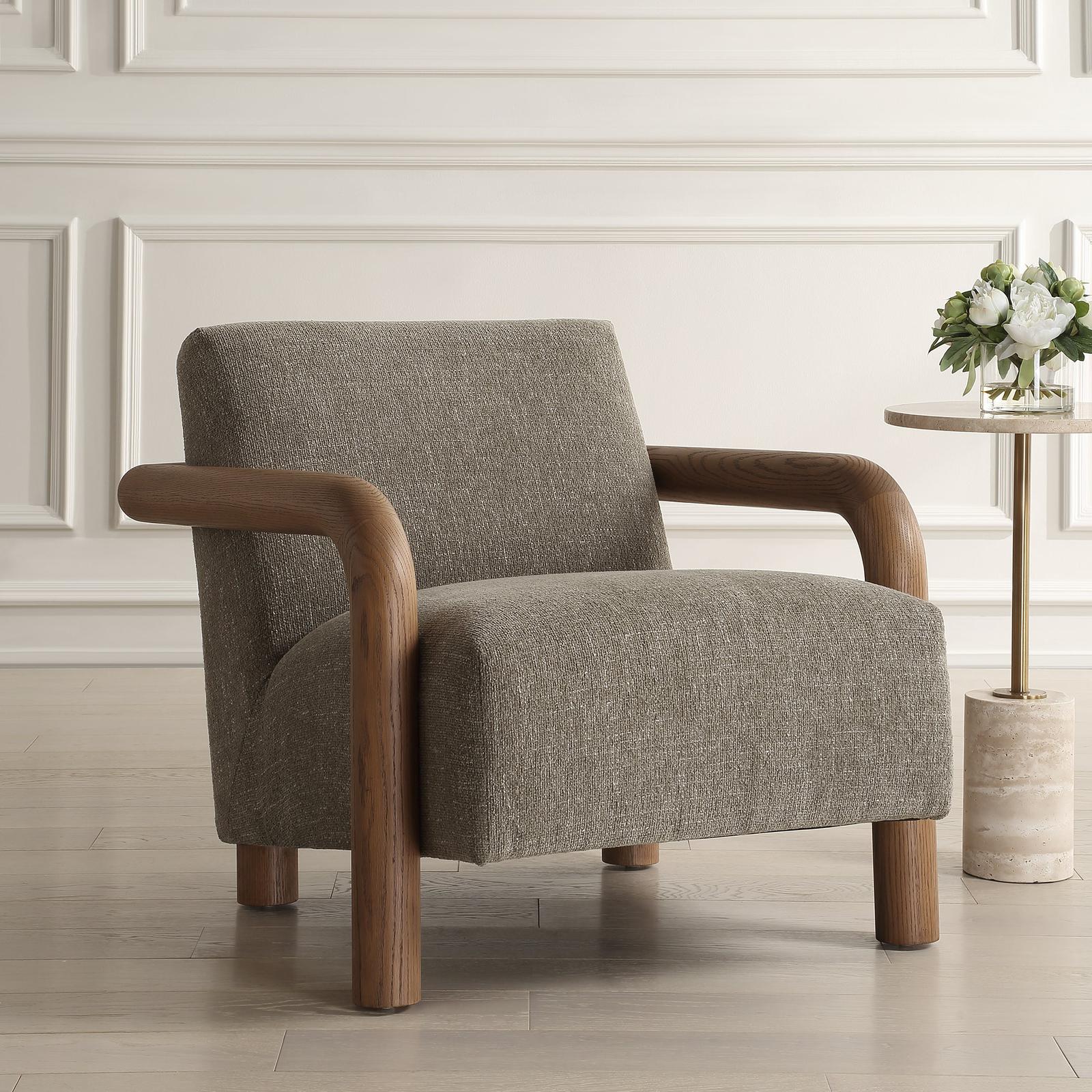 Uttermost Balance Herb Green Accent Chair