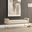 Uttermost Bolster Pearl White Bench