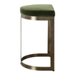 Uttermost Ivan Brass Moss Counter Stool