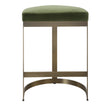 Uttermost Ivan Brass Moss Counter Stool