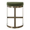 Uttermost Ivan Brass Moss Counter Stool