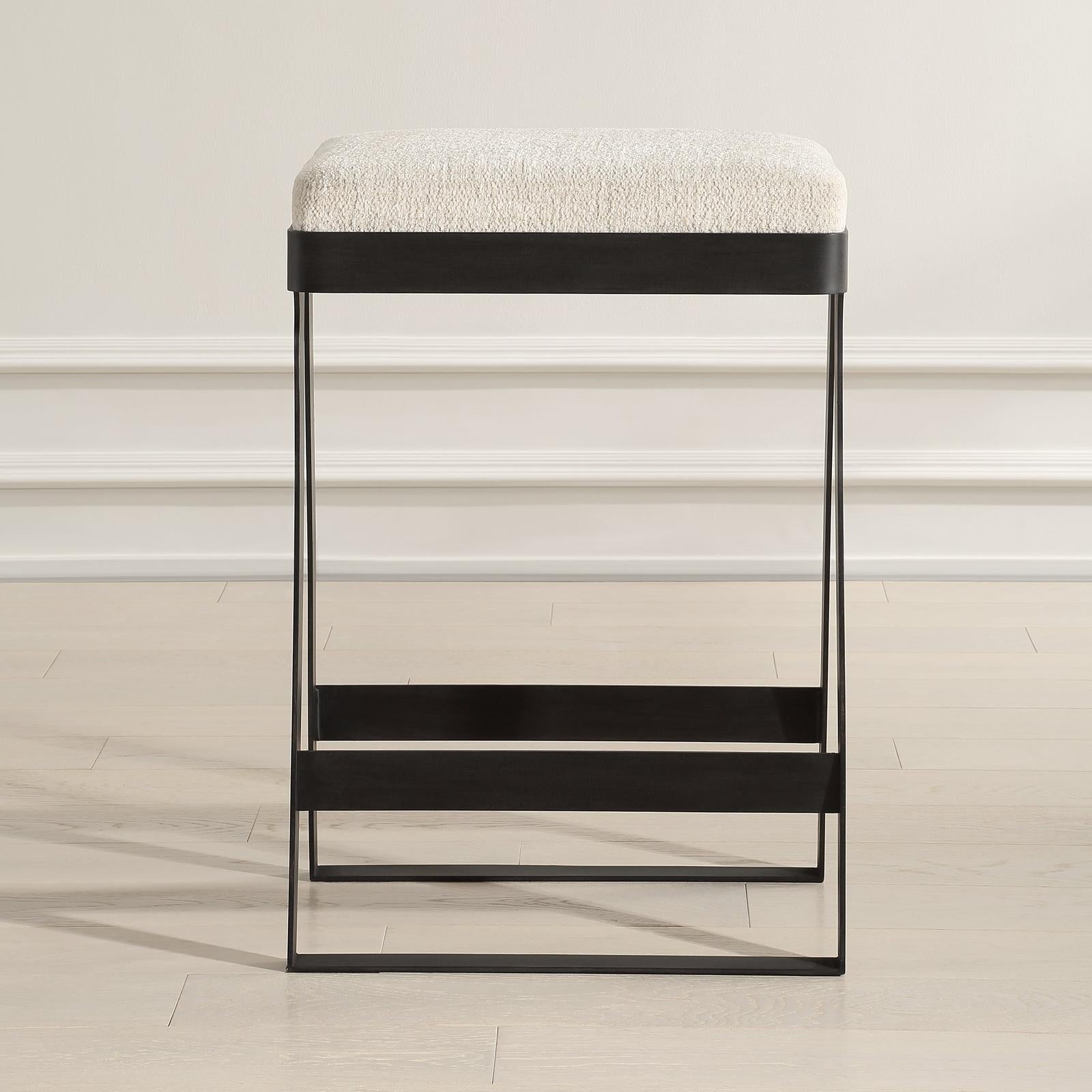 Uttermost Hover Iron Counter Stool