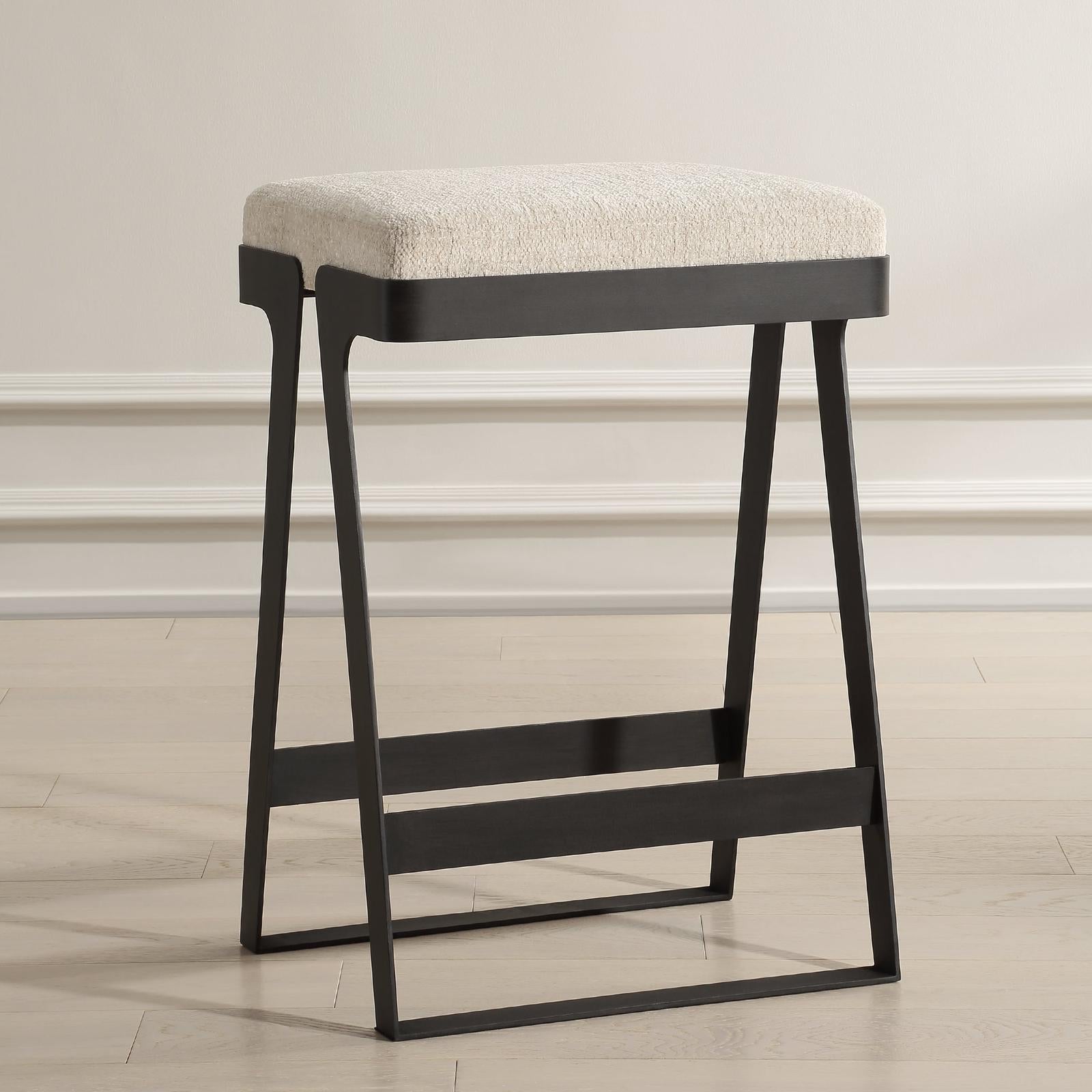 Uttermost Hover Iron Counter Stool