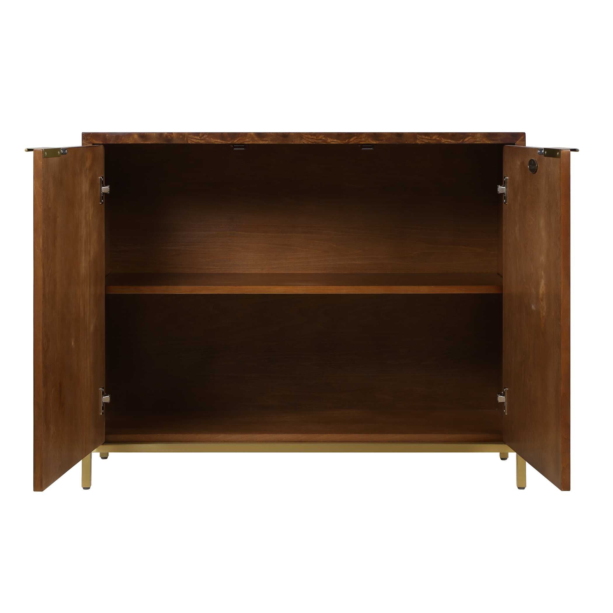Uttermost Jethro Burl 2 Door Cabinet