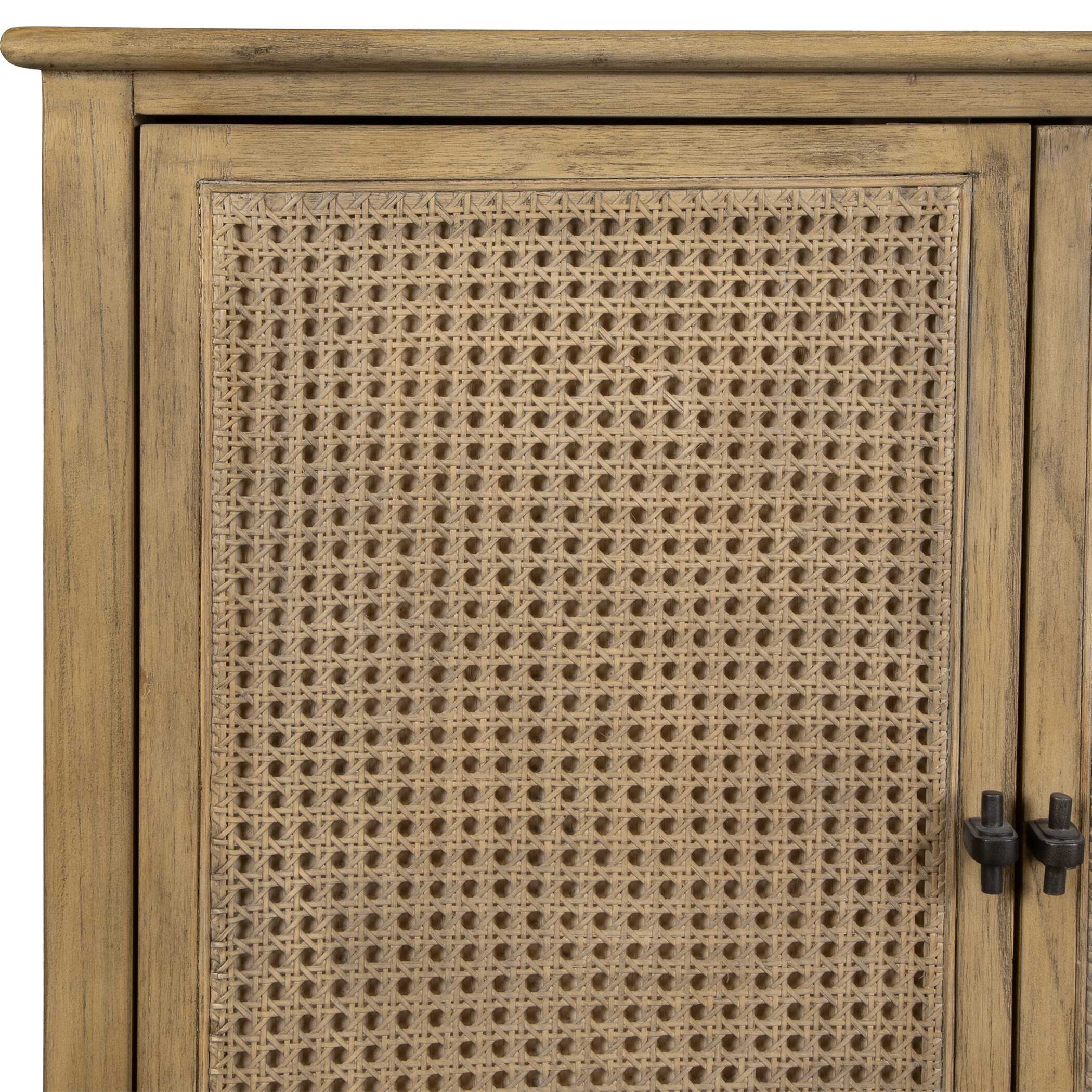 Uttermost Coast 2 Door Rattan Cabinet