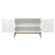 Uttermost Weimar 2 Door White Cabinet